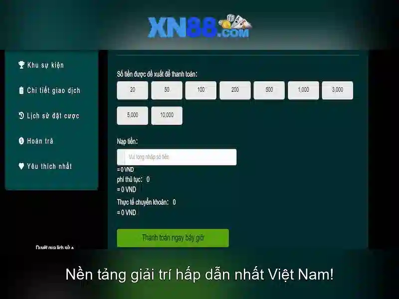 Điều Khoản Sử Dụng XN88